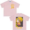 Anime Jojo Bizarre Adventure Dio Brando T Shirt Men's Clothing Fashion Casual Cotton Oversized T-shirts Summer Funny Streetwear3