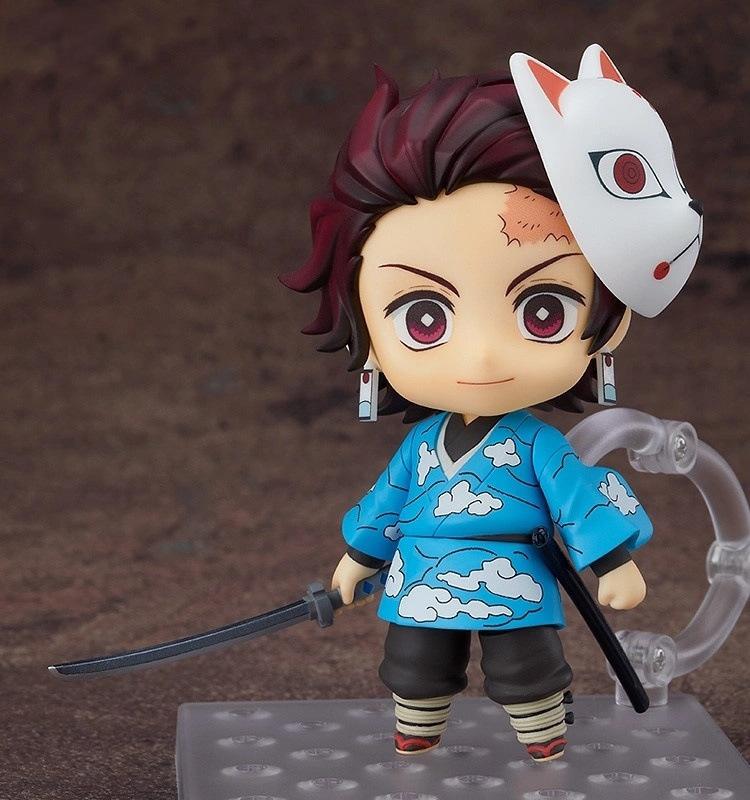 New Lover Kimetsu No Yaiba Tomioka Giyuu #1408 Action Figure Model Toy Change Face Giyuu Figurine Cute Toys 10cm