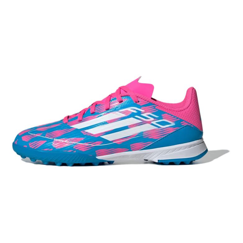 adidas F50 League Turf Солнечный Синий Облачно-Белый Солнечный Розовый (GS) Детские кроссовки IF1374 36