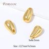 18K Gold Plated Teardrop Pendant Charm,Smooth Water Drop Pendant For DIY Necklace Jewelry Making Supplies Accessories