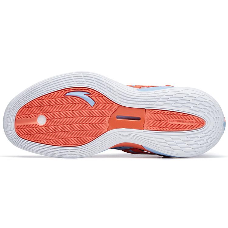 New ANTA GH3 Basketball Shoes Men Low Top Blue/Orange 112211103-6