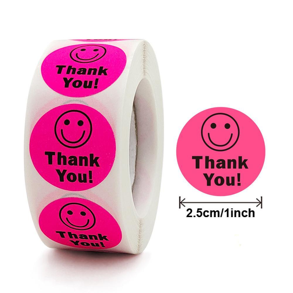 Stickers 500 Pcsroll Face Encouragement Reward Sticker Children Toy Decoration Sticker Label