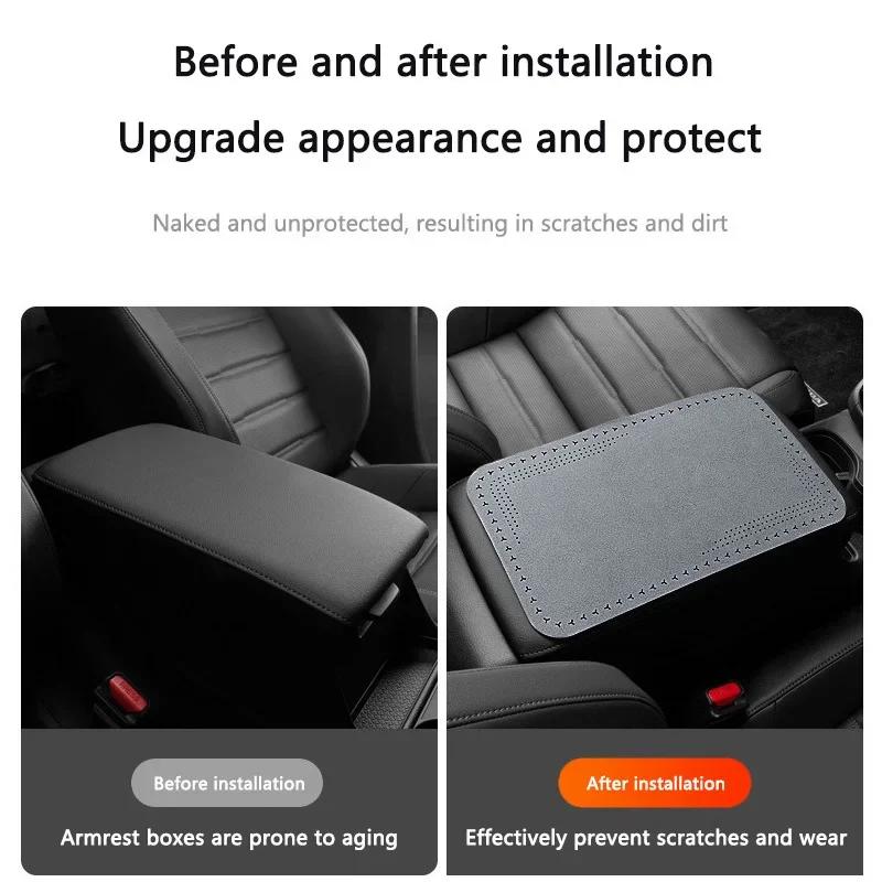 GLC GLB Car Armrest Mat Center Console Arm Rest Protection Cushion Auto Armrests For Mercedes Benz B/C/E/S Class A Class C200L