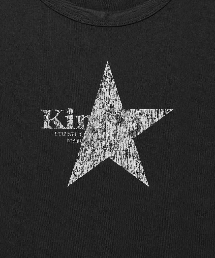 Kimseupeulesikoteunmakes Night Star Layered T-Shirt Charcoal