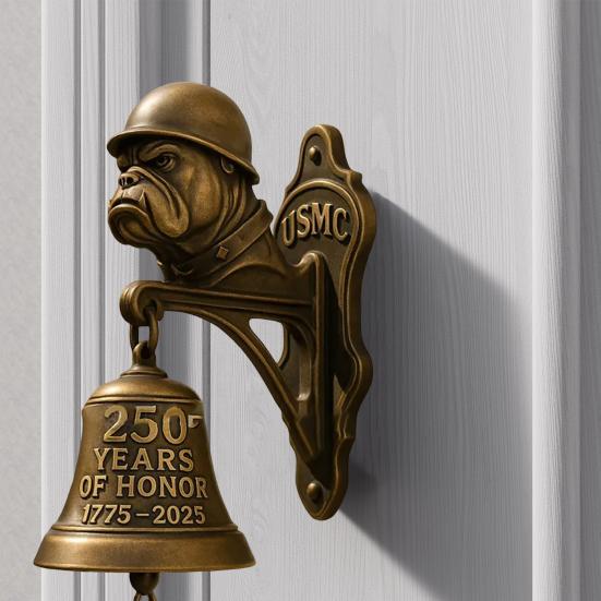 Animal Doorbell Vintage Dog Welcome Bell Wall Mounted Sasquatch Door Bell for Front Door Porch Home Entrance Decoration