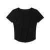 MOAA Square Neck Short Sleeve (Black)