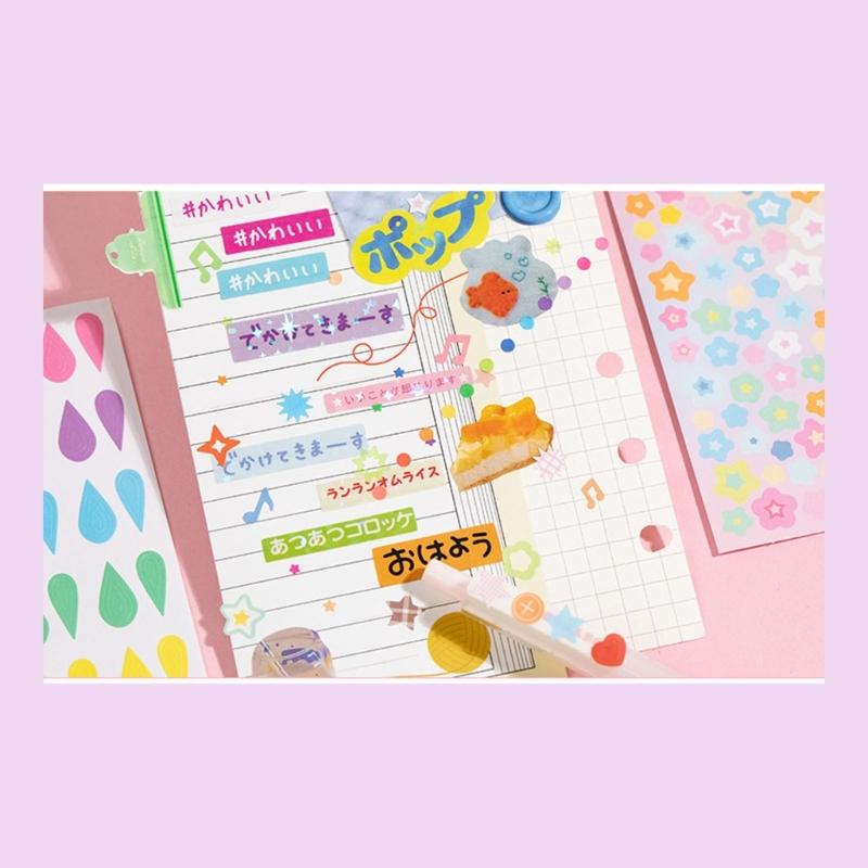Art Crafts Card Making Scrapbook Sticker Decorative Scrapbooking Sticker Decorations Planner Sticker for Album Journal
