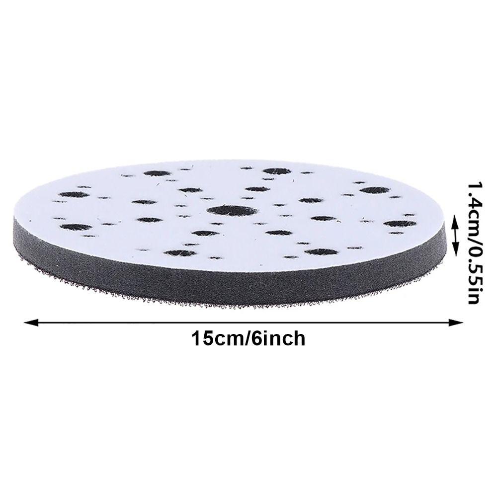 1Pcs New 6inch 150mm Sponge Interface Pad Soft 49-Holes Sander Backing Pads Sanding Discs Buffer Pad For Sanding Pads