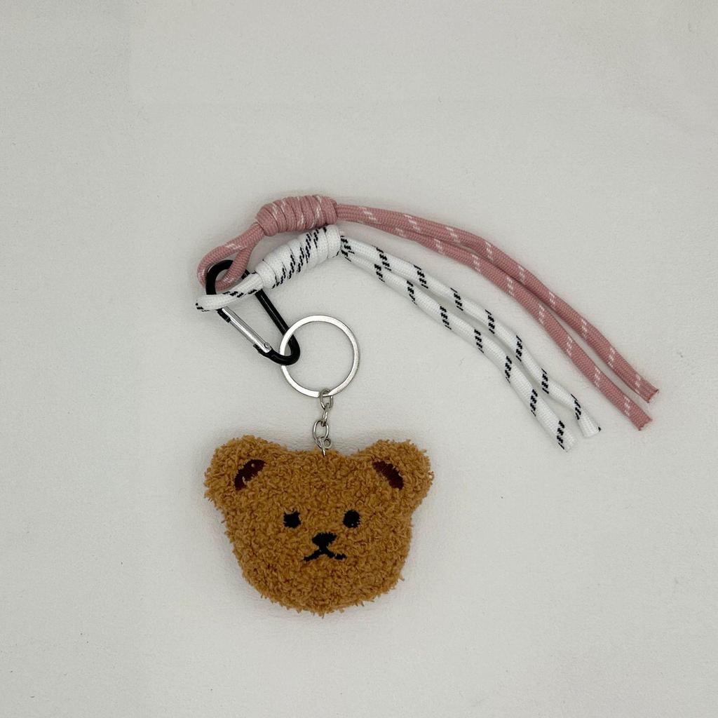 Little Bear Plush Doll Keychain - Cute Cartoon Pendant