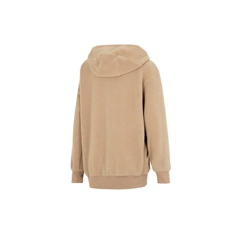 Nike Sweatshirts Women's Khaki Hooded Moderate Regular DQ6841-258