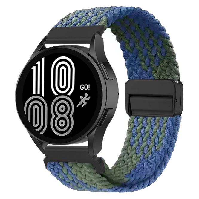 Universal Woven Nylon Magnetic Buckle Watch Band for Huawei/Samsung - 18mm, 20mm, 22mm