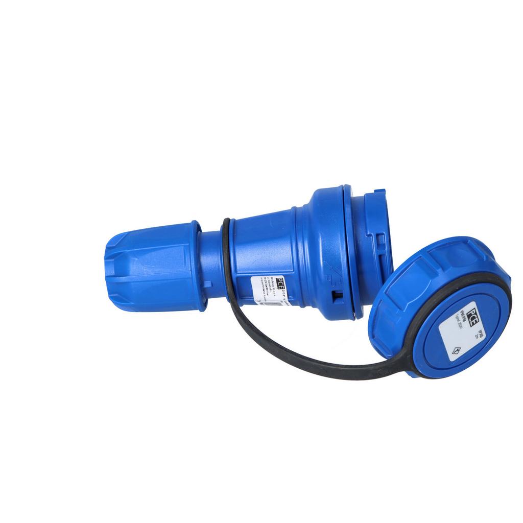 NAUTILUS 10/16A 2 P+Z 230V Single-phase Portable Socket with Pin + Cover