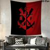 CR Flamengo Wall Tapestry Aesthetic Wall Hanging Printed Fabric Blanket Decorative Tapestries for Bedroom Living Room Home Decor