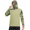 Men's Shirt With Mask Lightweight Long Sleeve Hooded Hiking Fishing Performance