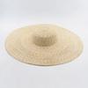 Spring and summer new enlarged hat flat straw straw hat ladies stage concave shape sun hat