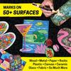 Posca Mitsubishi Pencil Fine Round 8 PC3M8C Water-Based Pen, Tip, Nib, Colors,