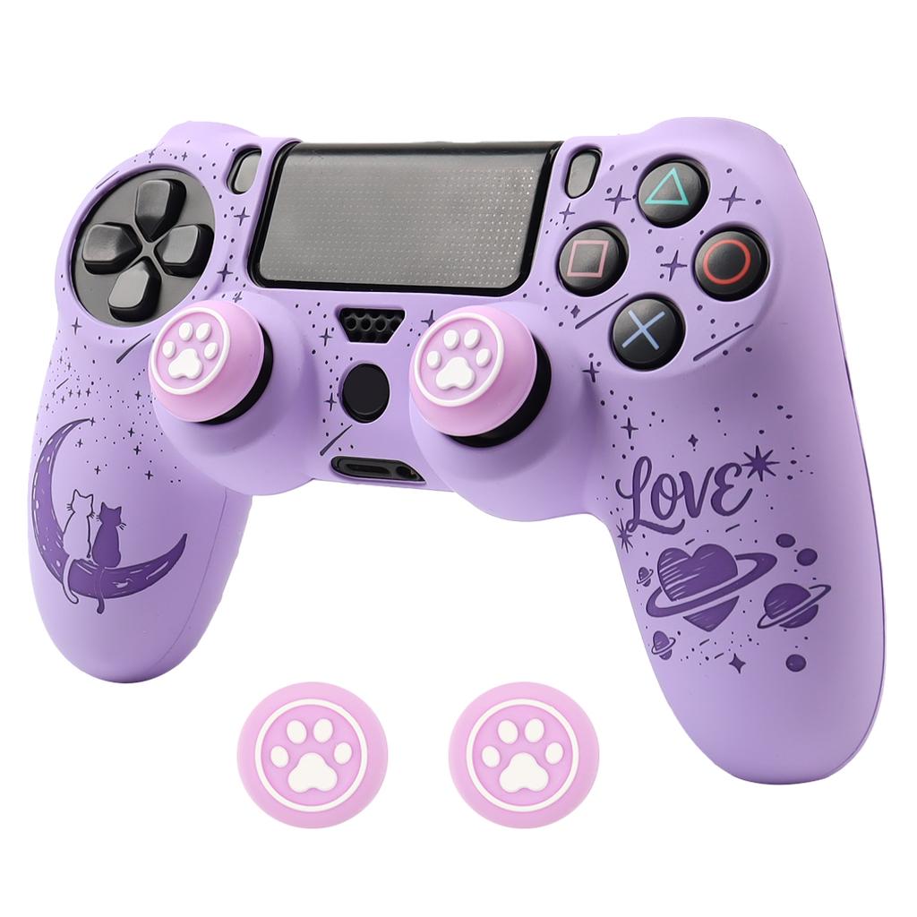 Soft Silicone Control Shell Skin for Playstation 4 Console Controller Case Gamepad Cover Housing for PS4 Slim Pro Joystick Case