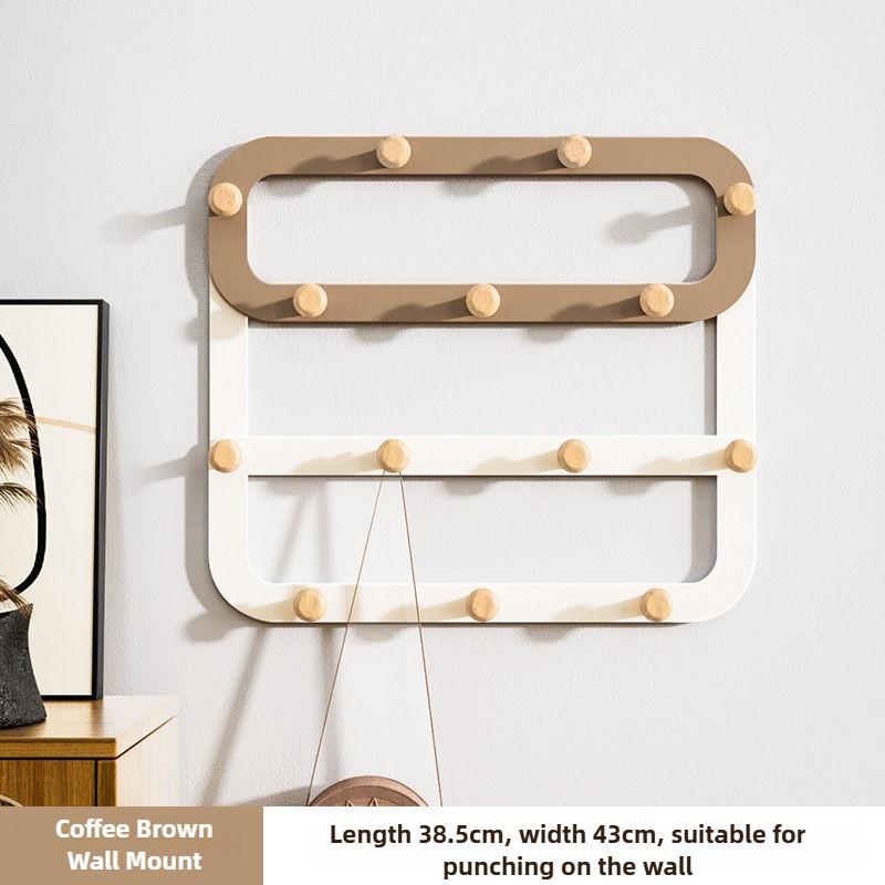 

За дверью Установка без сверления Многорядные вешалки Настенное крепление Крючок для одежды для спальни Крючок для подвешивания одежды