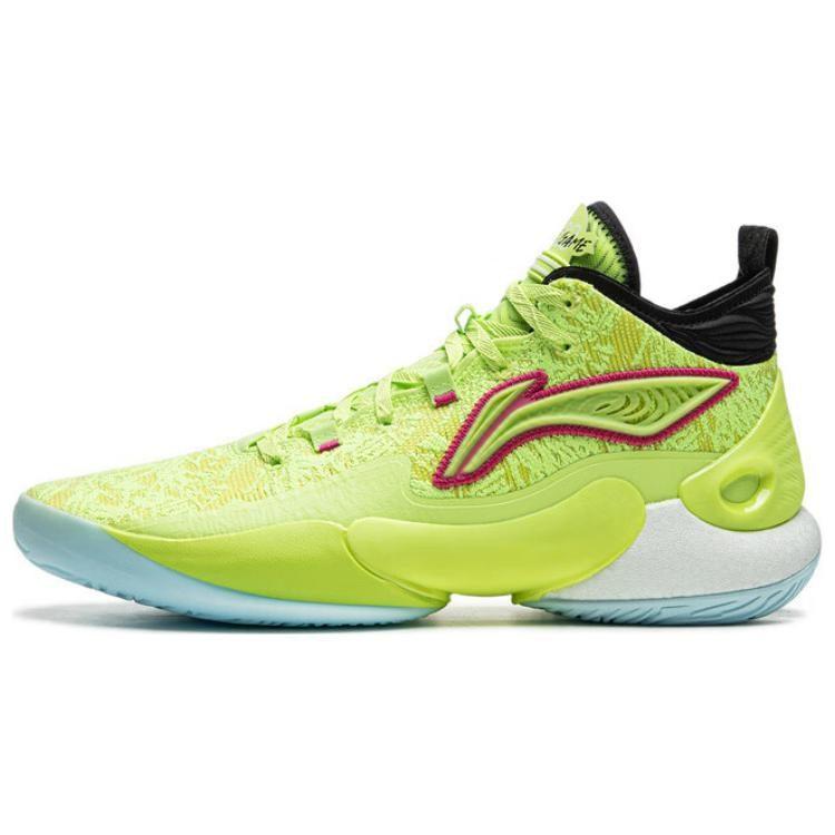 Li Ning YuShuai 18 Basketball Shoes Men's Low Top Green Black ABAU087-2