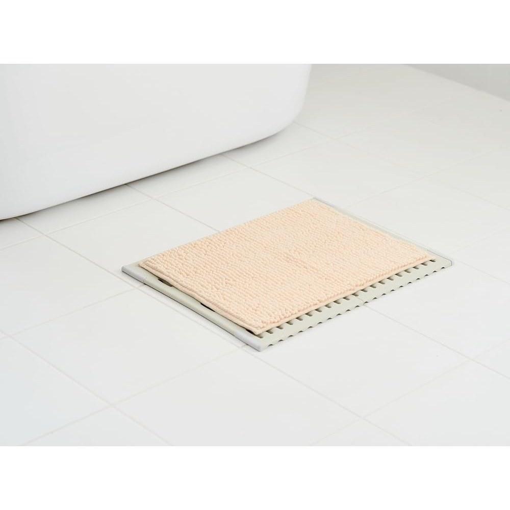 Yamazaki Sangyo Soft Microfiber Bath Mat Beige S Size 35×50cm Quick-Dry Absorbent
