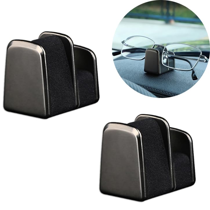 Felimoa Car Glasses Sunglasses Eyeglass Sunglasses Set Holder, Holder, Storage, Storage, 2-Piece