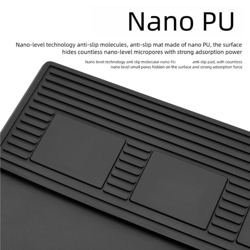 Waterproof Silicone Hairdressing Mat With 6Magnets AntiSlip Surfaces Grooming Tool Holder Pad For Salon Professional