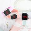Silicone Button Electronic Watch Men'S Fashion Trend Electronic Led Student Watch