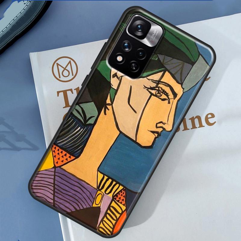 Picasso Abstract Art Painting Case For Xiaomi Redmi Note 14 13 11 9 10 12 Pro 9S 10S 11S 12S Redmi 10C 12C 13C 14C Cover
