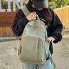 Student Schoolbag Women's Large Capacity Solid Color Backpack Men's Travel Backpack