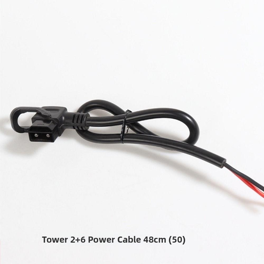 Black 2+6 Lithium Battery Charing Wire Electric Vehicle Connector Cable  for Tower Battery Cabinet