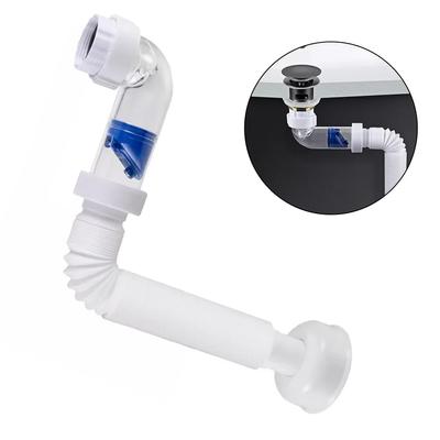 Flexible Sink Deodorant Drain Pipe Anti-Odor Hose Wash Basin Sewer Drain Pipe Accessories 41.50x10.15x3.65cm