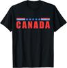 Canada USA Flag Canadian American Patriotic Heritage Vintage T-Shirt