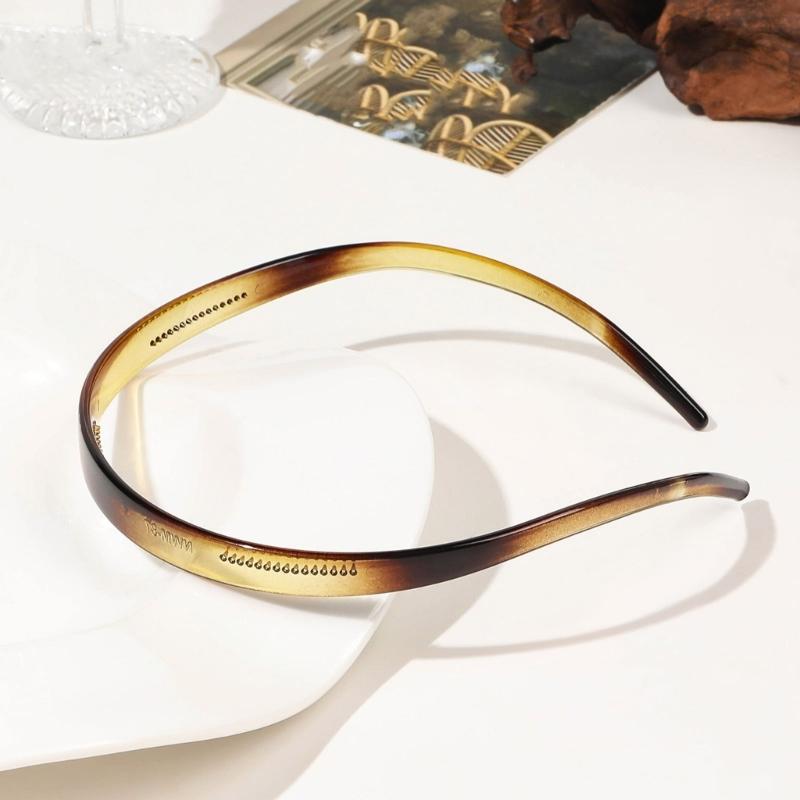 Pack Of 6 NonSlip Hairband With Grip Design Lightweight Plastic Resin Headbands For Women Girls Kids Multi Color Set