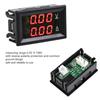 3 Digit DC 0 100V 50A 10A Voltmeter Ammeter Gauge Dual LED Panel (Red & Red 10A)