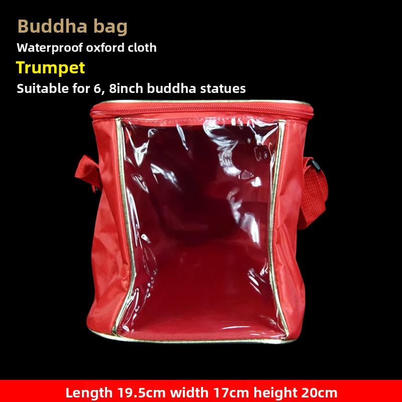 Pudao Mountain Buddha Bag Ox Cloth Double oulder Bag Buddha Statue Waterproof Bag for Buddha Transport Guann Buddha King