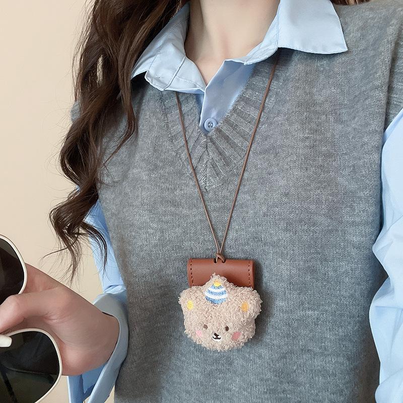 Retro Tiger Eye & Pearl Clavicle Necklace - Autumn/Winter Y2K Style