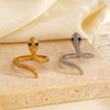 Snake Inspired Rings Open Loop Designs Metal Jewelry Personalize Gift For Special Moment