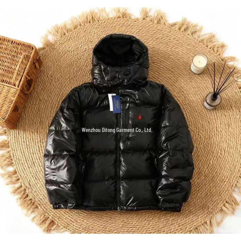 Advanced RL Down Jacket with Little Horse Logo - Thick & Warm