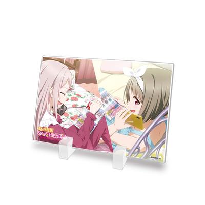Love Nijigasaki High School Idol Club Mini Acrylic Plate Kasumi Arashi Tama H80 X W120mm Acrylic Live! & Approx.