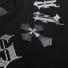 1958 CHROME HEARTS 2025 Summer New High Quality Cotton Round Neck Loose Large Size Men's and Women's T-shirt Couple T-shirt