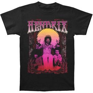 Men s Jimi Hendrix Ferris Wheel Slim Fit T-shirt Medium Black S