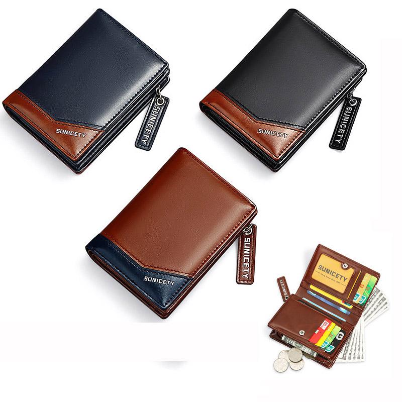 

Маленький мужской модный короткий кошелек, кошелек из искусственной кожи кошелек для кредитной карты