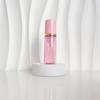 60ml Red Translucent Mousse Dispenser: Cosmetic Brush Foam Bottle for Face Wash and Travel Use