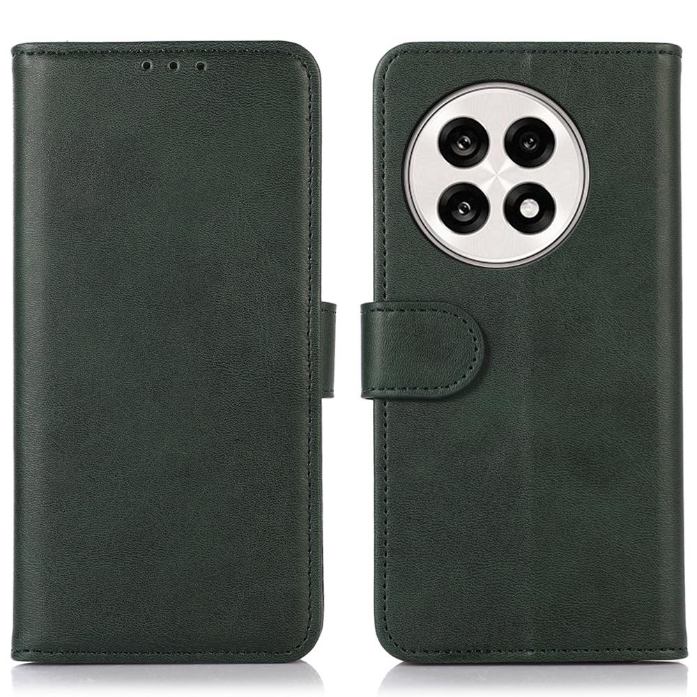 Etui na telefon OnePlus 13R 5G/Ace 5 5G/Ace 5 Pro 5G Skórzane etui portfelowe ze skóry bydlęcej z podstawką