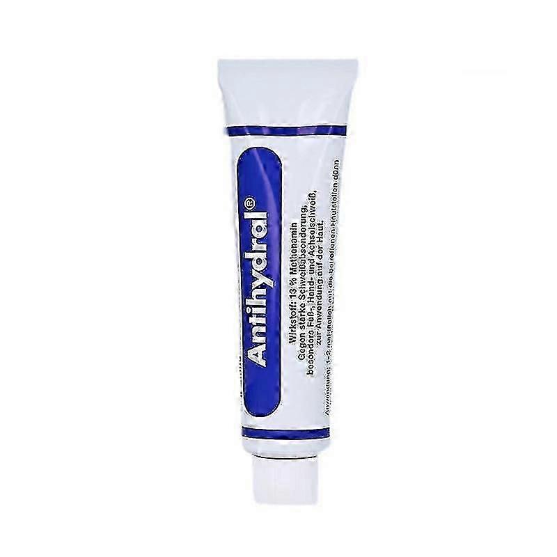 Wasserdichte und nicht reizende Creme-Antitranspirant, sehr gut geeignet für Hyperhidrose und übermäßiges Schwitzen