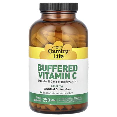 Buffered Vitamin C, 1,000Mg, 250 Tablets