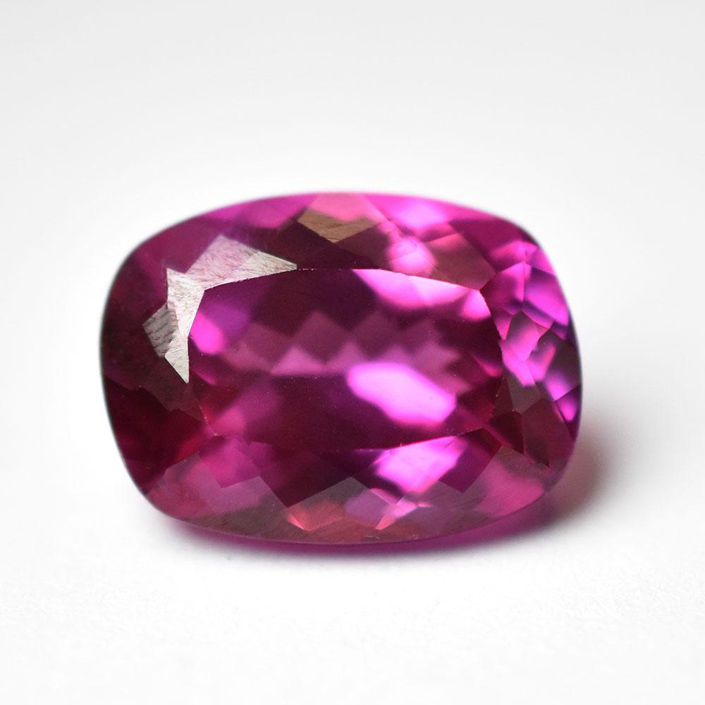 Natural Pink Sapphire Loose Gemstone Ceylon 8.45 Ct Cushion Cut for Her September Birthstone Gift
