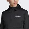 Adidas Terrex Xperior Light Fleece Hooded Jacket Women Jacket Black IB1823