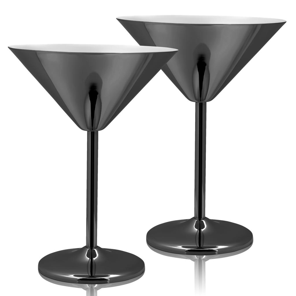304 Stainless Steel Cocktail Glass Mirror Design Easy Clean Martini Highball Cup
