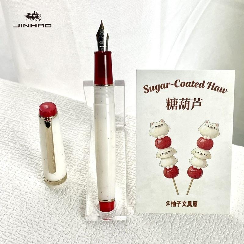 2026 Limited Flower Series !!! JINHAO 82 Fountain Pen EF/F/M Macaron Color Calligraphy Pen School Office Supplies Stationery
